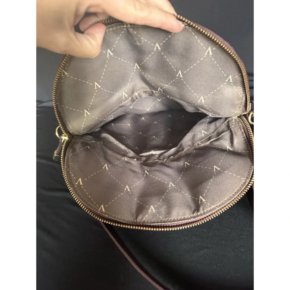 Vince Camuto Purple Pebbled Crossbody Crossbody